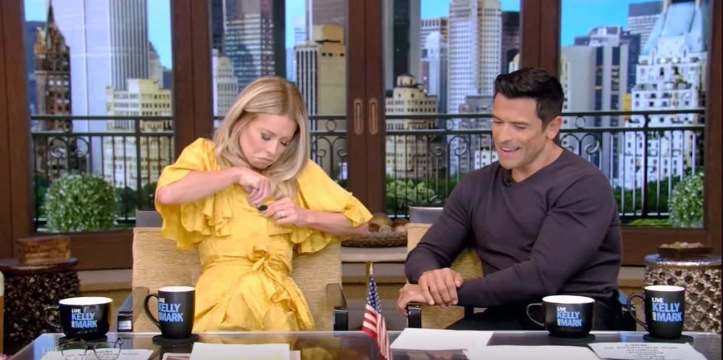 'Live' host Kelly Ripa talked about having a sense of humor with husband and co-host Mark Consuelos (ABC)