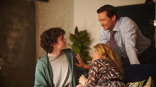 Zen McGrath, Hugh Jackman, and Laura Dern in 'The Son' (Sony Pictures Classics)