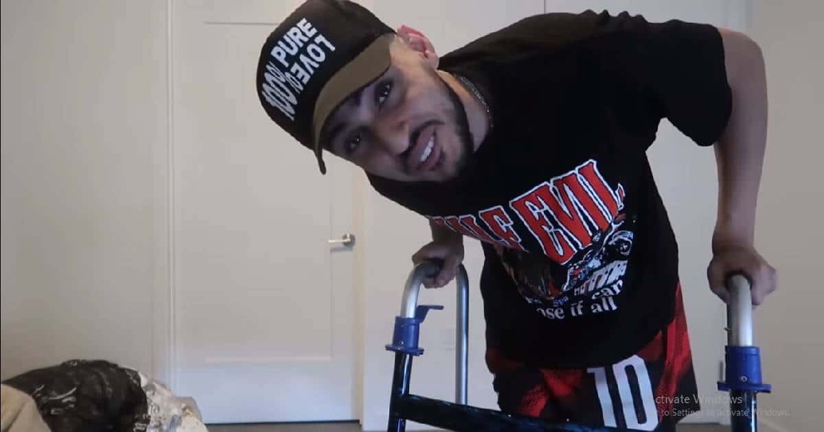 FaZe Rain can walk now (FaZe Rain/ YouTube)