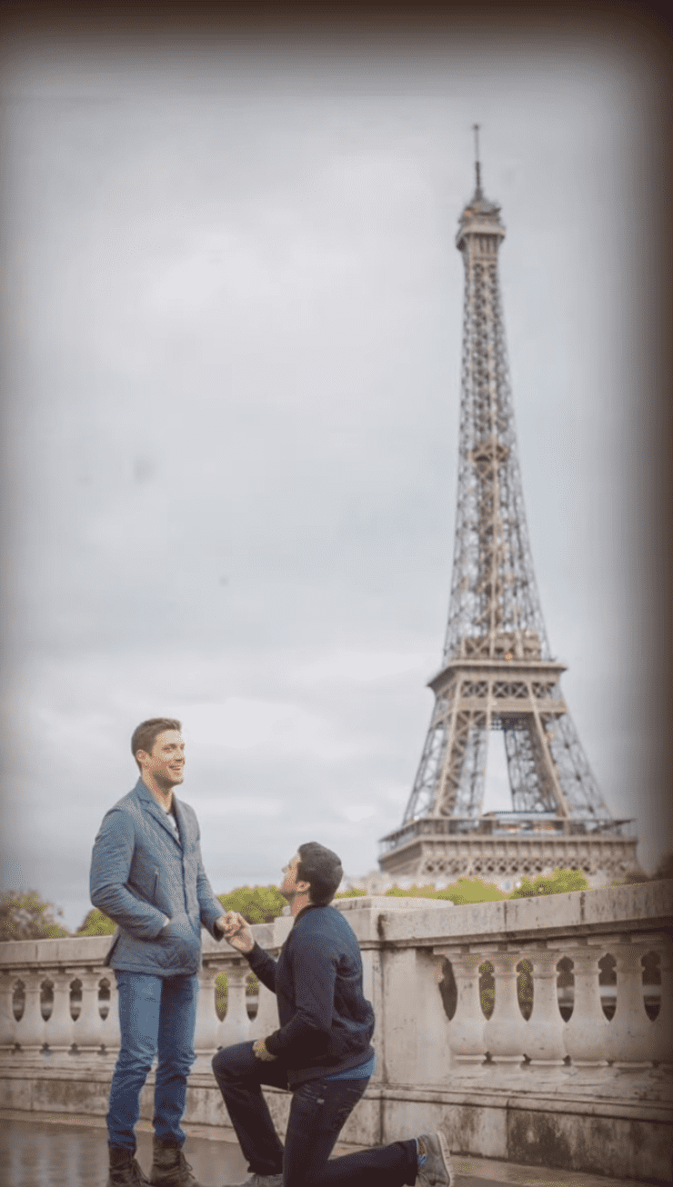 Tommy Didario wants 'GMA' Gio Benitez to recreate the Paris proposal again (@giobenitez/Instagram) 
