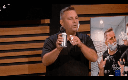 Legacy Shave founder Mike Gutow on 'Shark Tank' (ABC)