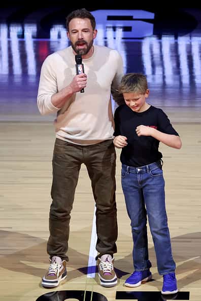 Ben Affleck and his son Samuel Garner (Photo by Tim Nwachukwu/Getty Images)