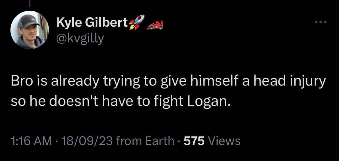 A screenshot of the comment posted by a fan (@dillondanis/X)