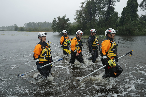 Members of the FEMA Urban Search and Rescue Task Force 4 (Source: Getty Images)