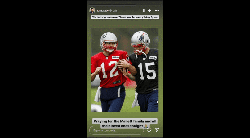 Brady paid tribute to Mallett (Instagram@tombrady)