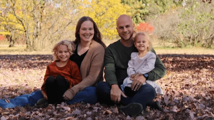 Emily and John Gerding with their daughters (GoFundMe)