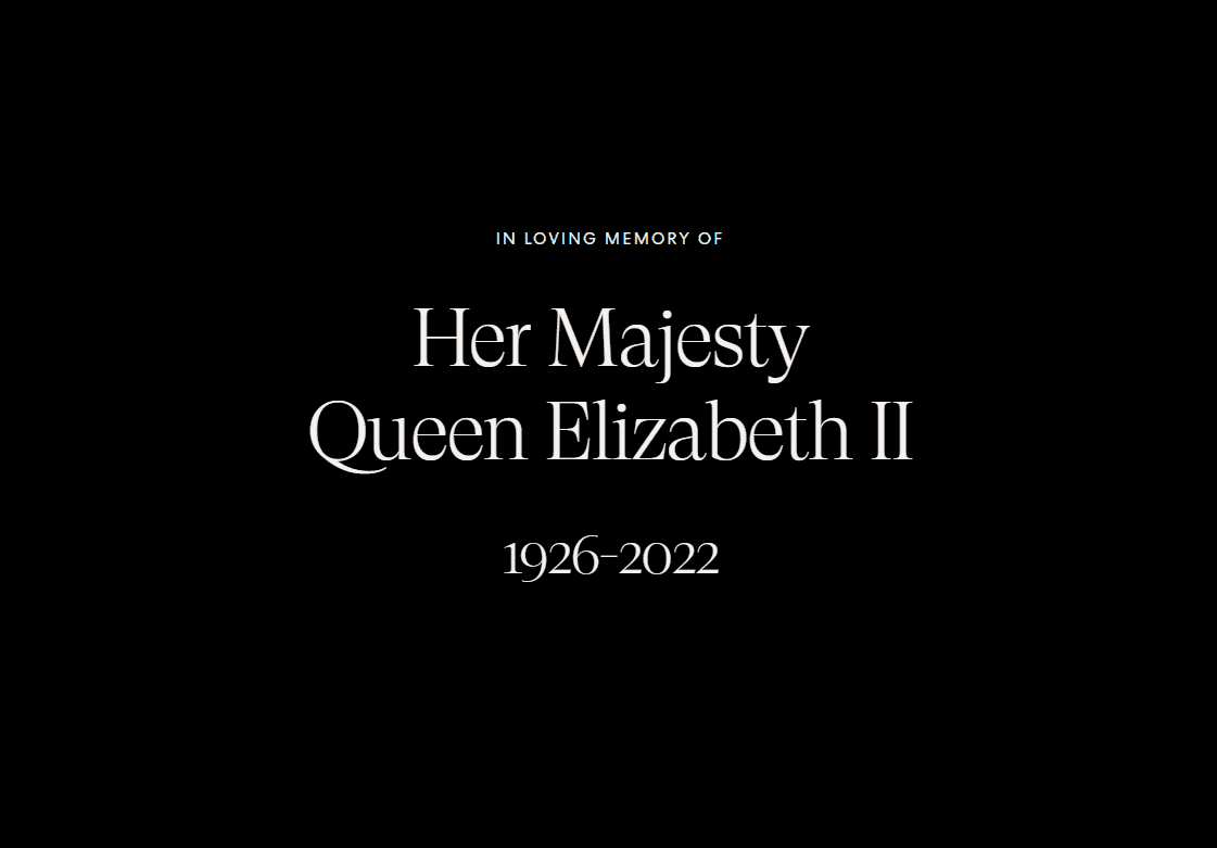 The Archewell foundation’s website of Prince Harry and Meghan Markle paid a tribute to the Queen Elizabeth II