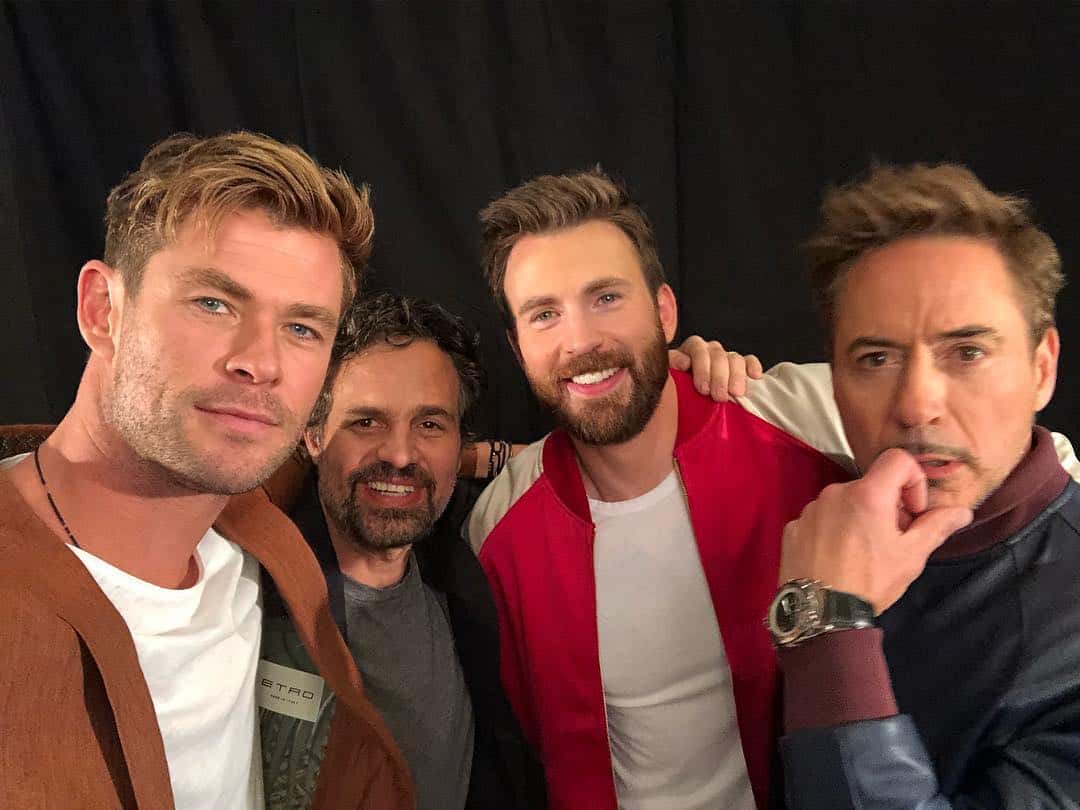 Chris Evans has reportedly invited his Marvel co-stars to his wedding (Instagram/@chrishemsworth)