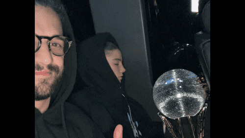 'DWTS' Season 31 couple Mark Ballas and his partner Charli D'Amelio after winning Mirrorball Trophy (Instagram/@markballas)