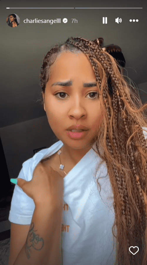 Tammy Rivera slams Peter Thomas for choking her niece (Instagram/@charliesangelll)