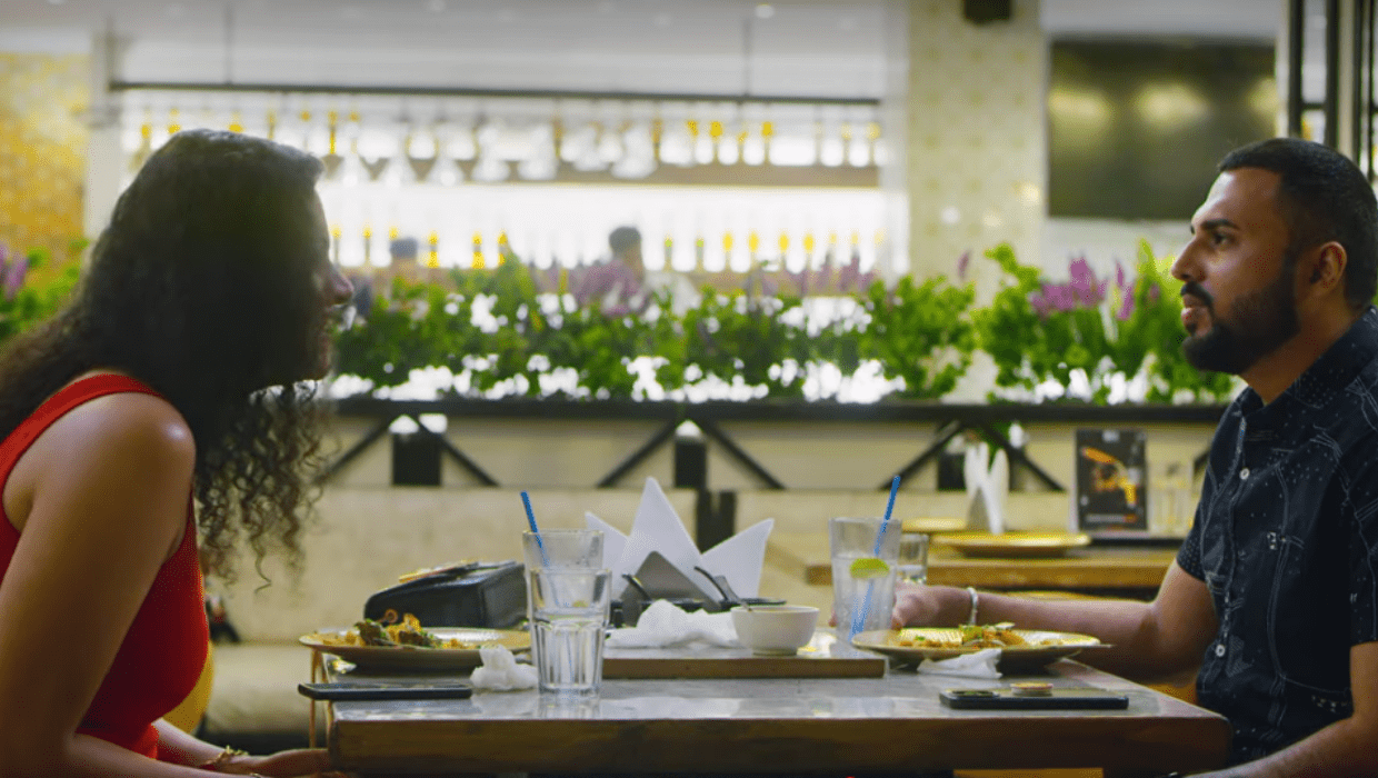 Pavneet meets Tushar for the first time in 'Indian Matchmaking' Season 3 (Netflix)