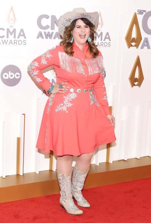 Jenee Fleenor attends The 56th Annual CMA Awards at Bridgestone Arena on November 09, 2022 in Nashville, Tennessee.