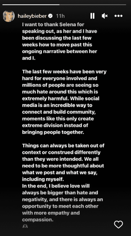 (haileybieber/Instagram)