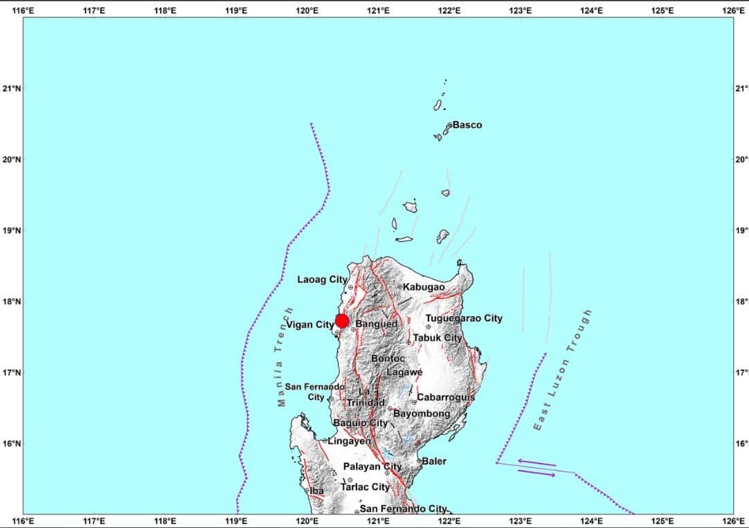 PHIVOLCS-DOST shared earthquake information (Photo: Twitter)