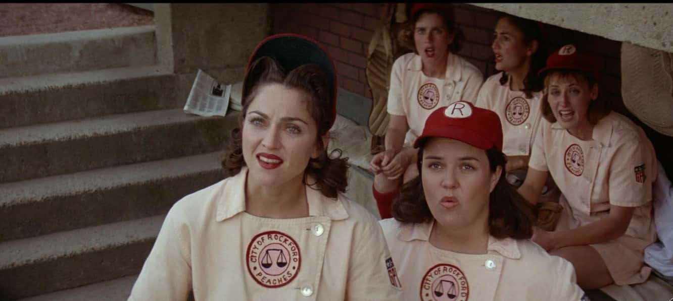 Madonna and Rosie O'Donnell in 'A League of Their Own' (IMDb)