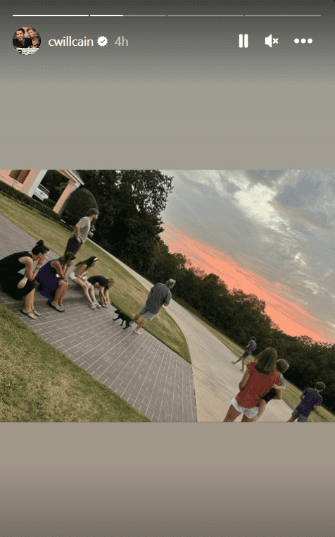 Will Cain captures a moment from family visit for the Labor Day weekend (@cwillcain/Instagram)