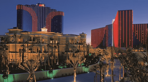 Adele was offered lodgings at the Palazzo Suites at the Rio, part of Caesars Palace, but is said to have refused it