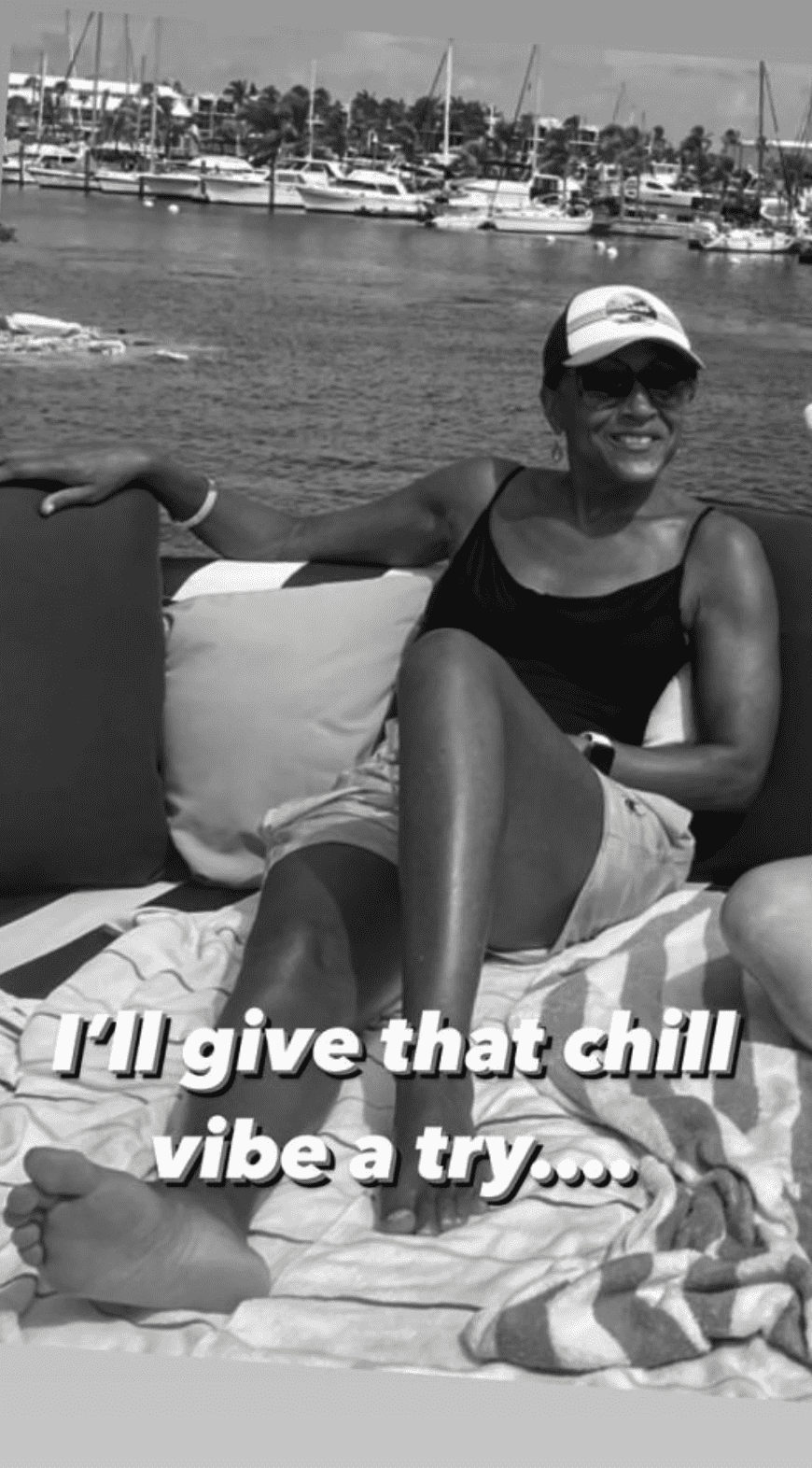 'GMA' Robin Roberts tried to incorporate the relaxed vibe into her own celebrations (@robinrobertsgma/Instagram)