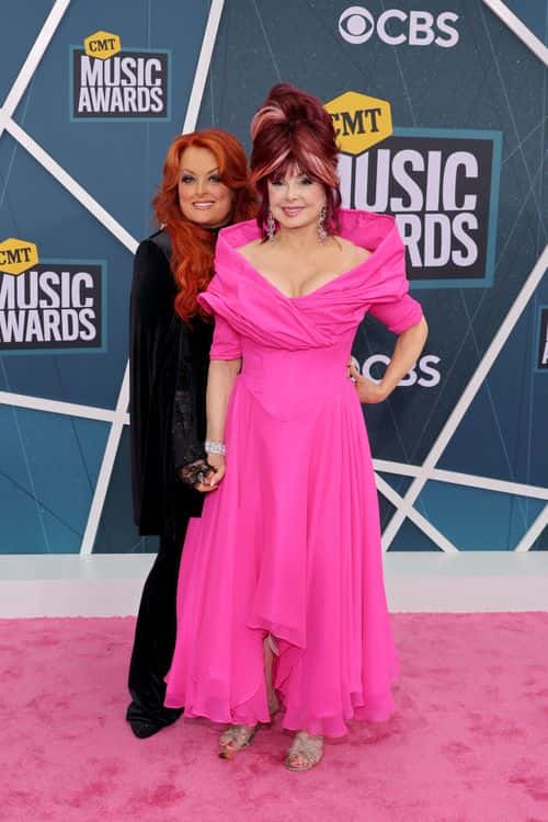 Wynonna Judd and Naomi Judd attend the 2022 CMT Music Awards at Nashville Municipal Auditorium on April 11, 2022 in Nashville, Tennessee.