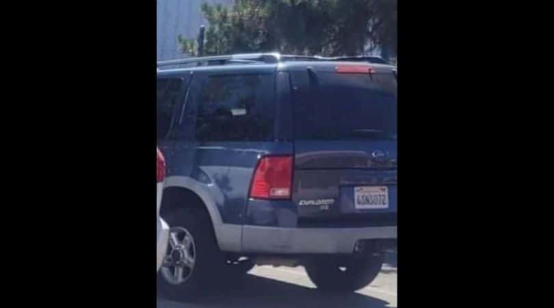 The former couple was driving a Blue 2002 Ford Explorer (Yuba City Police Department)
