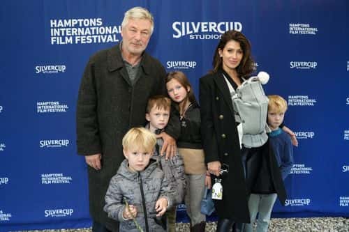 Alec Baldwin and Hilaria Baldwin attend the 30th annual Hamptons International Film Festival on October 09, 2022 in East Hampton, New York.