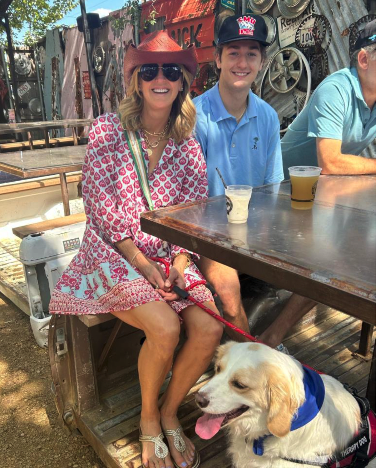 'GMA' Lara Spencer also took her dog Riva to meet Duff at college (@laraspencer/Instagram)