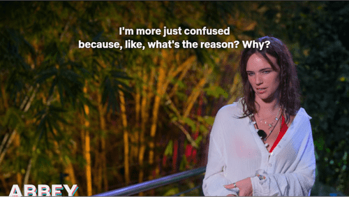 Abbey hurt over Francesca and Kariselle's kiss in 'Perfect Match' (Netflix)