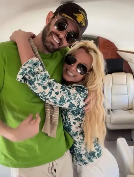 Britney Spears and Cade Hudson during their trip to Mexico (Photo by Instagram/@britneyspears)