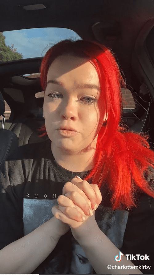 Charlotte Kirby shared her horrible experience with Primark in the gender-neutral changing room to spread awareness. (TikTok/@charlottemkirby)