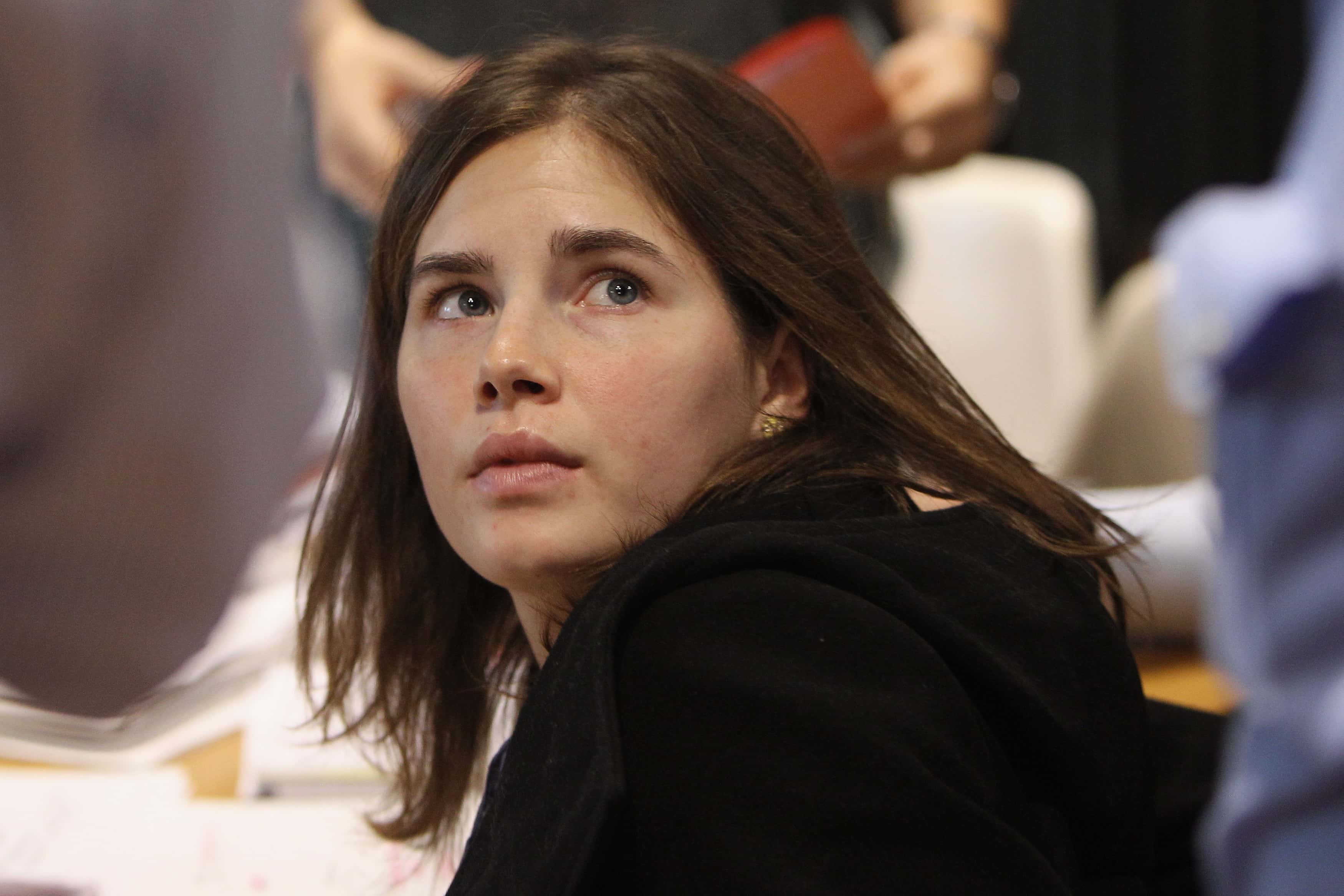 PERUGIA, ITALY - SEPTEMBER 30:  Amanda Knox attends her appeal hearing at Perugia's Court of Appeal 