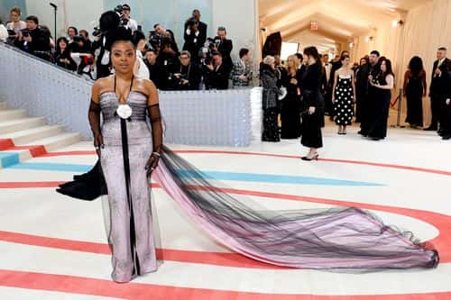 Quinta Brunson attends The 2023 Met Gala Celebrating 