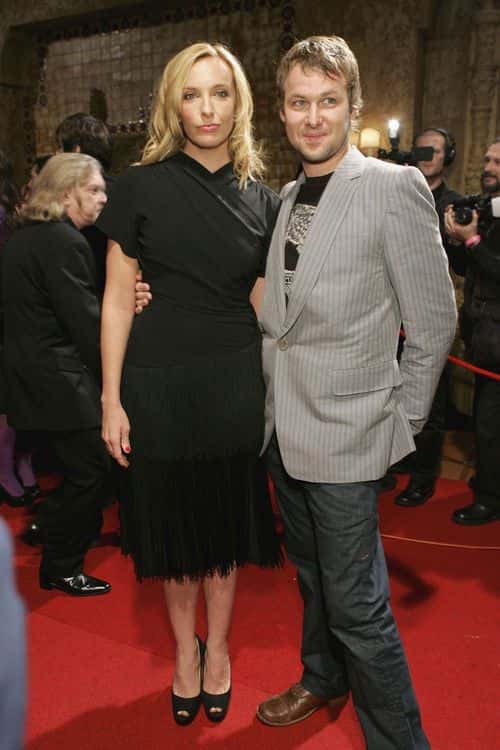 Actress Toni Collette and husband Dave Galafassi arrive at the 2006 ARIA Hall of Fame at the Regent Theatre on August 16, 2006 in Melbourne, Australia. The annual ceremony held by the Australian Recording Industry Association recognises and inducts legendary artists who have had an impact on Australian music culture with inductees voted on by the ARIA Board.
