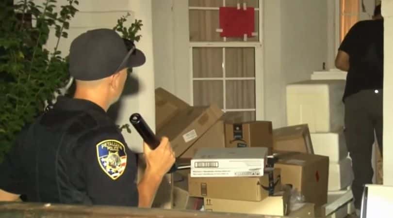 Officers then entered the home and found a woman’s body on a sofa in the living room (YouTube/ NBC Bay Area)