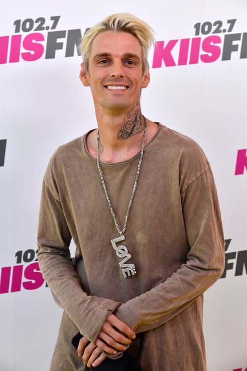 Aaron Carter   arrives at the 102.7 KIIS FM's 2017 Wango Tango at StubHub Center on May 13, 2017 in Carson, California.