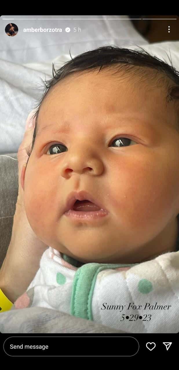 MTV's 'The Challenge' star Amber Borzotra and Chauncey Palmer welcome baby girl, Sunny Fox Palmer 5. 29. 23