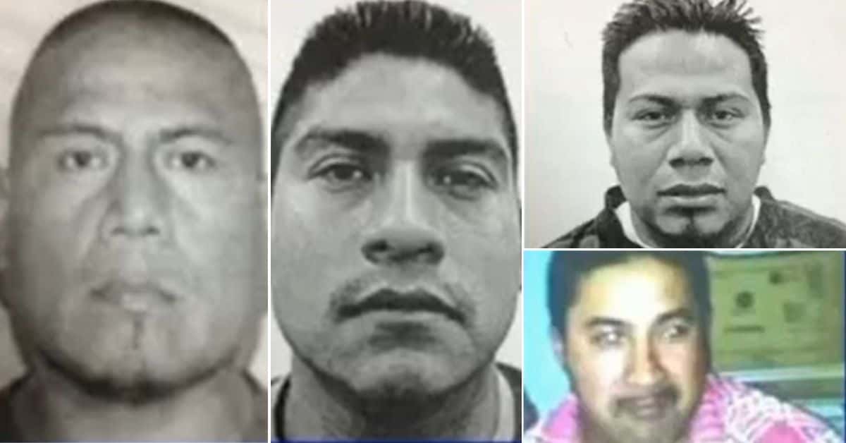 L-R Micheal Santos-Luna, Urbano Morales- Santiago, Miguel Sosa-Luna, Hector Gutierrez) (ABC News/ Screenshot)