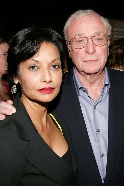 NEW YORK - OCTOBER 02:  Actor Michael Caine and his wife Shakira attend the after party for the prem