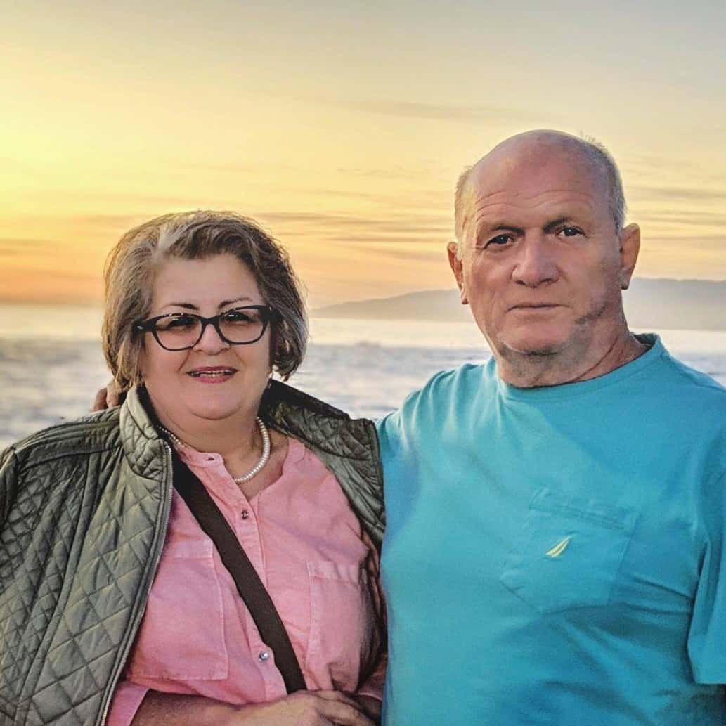 Rasim Katanic poses with his wife (Rasim Katanic/Facebook)