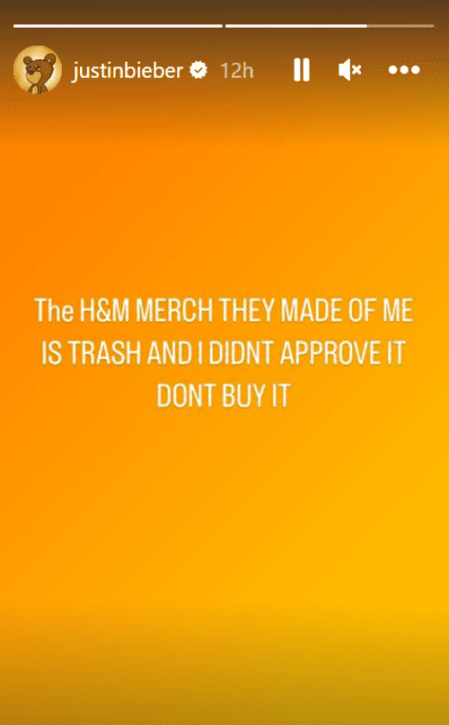 Image: justinbieber/Instagram