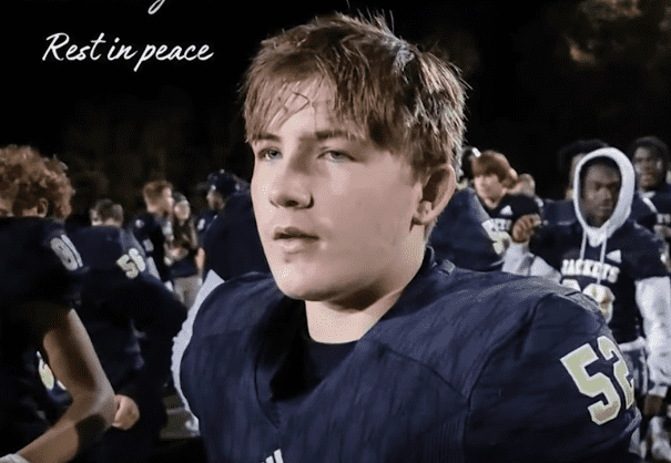 The 15-year-old sophomore student stopped by to see his grandparents during severe storms (WSPA7News/Youtube)