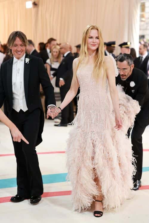 (L-R) Keith Urban and Nicole Kidman attend The 2023 Met Gala Celebrating 