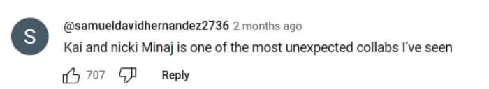 Kai Cenat's fans reactions (Kai Cenat Live/ YouTube)