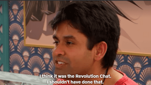 Shubham Goel in 'The Circle' Season 5 episode 8 (Netflix)