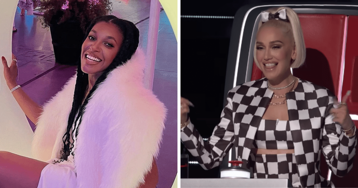 'The Voice' Season 24 singer Chechi Sarain and coach Gwen Stefani (Instagram/chechisarai/YouTube/TheVoice)