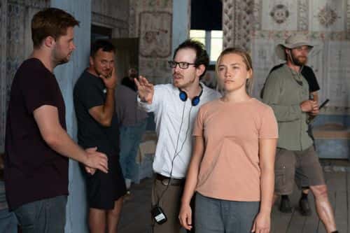 Florence Pugh in the sets of 'Midsommar' (Nordisk Film)