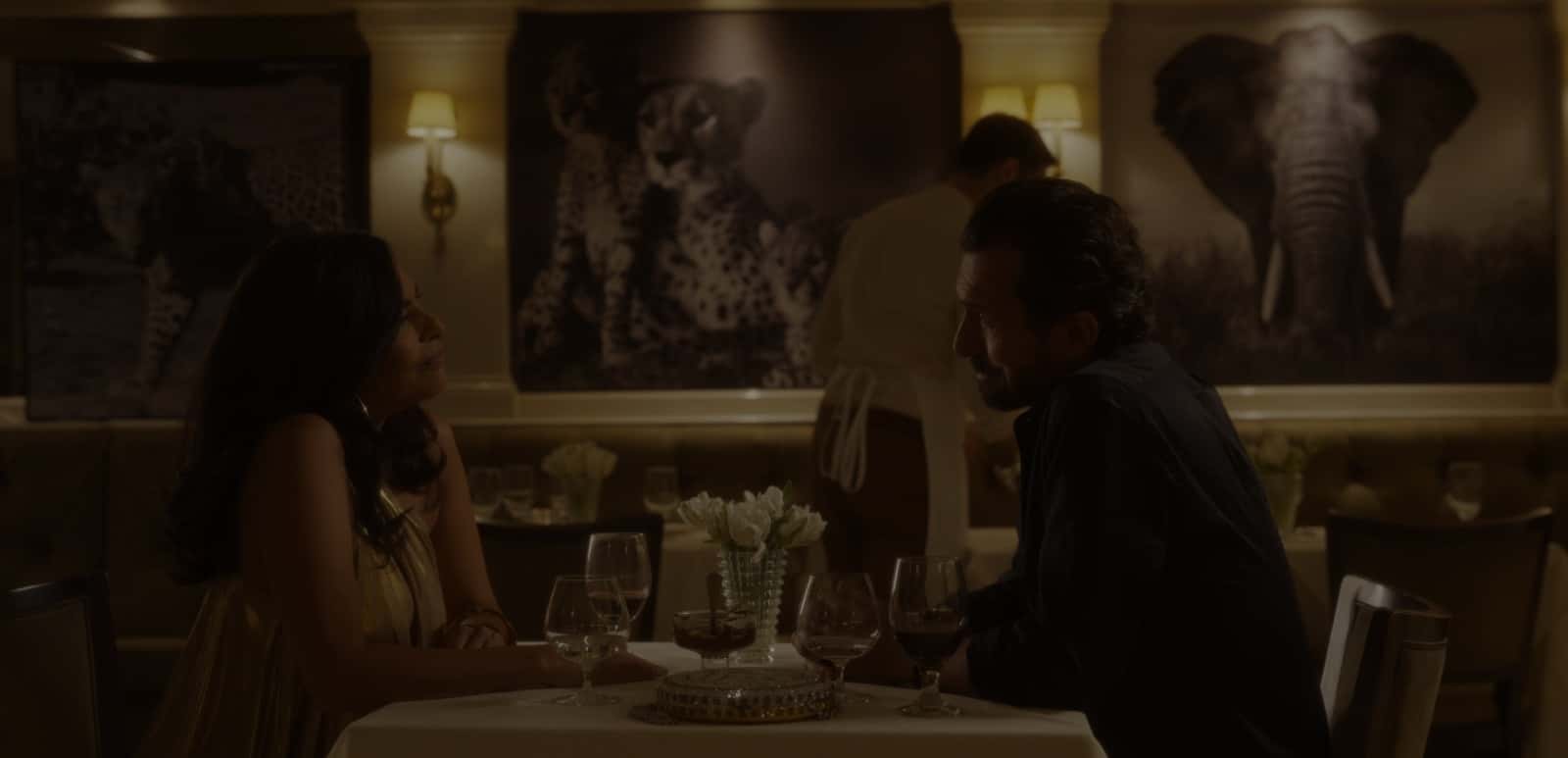 A still from 'And Just Like That' Season 2 Episode 2 starring Sarita Choudhary as Seema and William Abadie as Zed (HBO)