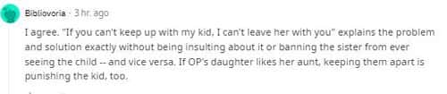 'Keeping them apart is punishing the kid,' claimed a user (Reddit/Bibilovoria)