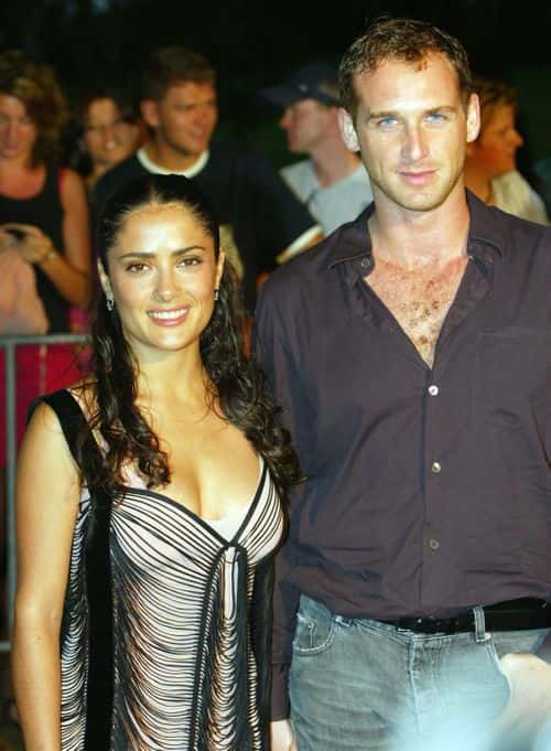 Salma Hayek and Josh Lucas arrive during the Sony Tropfest Film Festival at the Domain February 22, 2004 in Sydney, Australia.