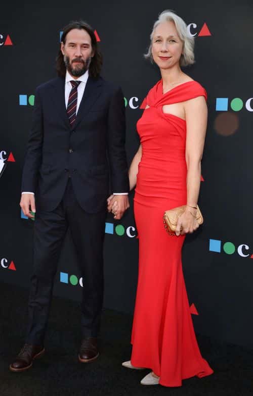 Keanu Reeves and Alexandra Grant attend MOCA Gala 2022 at The Geffen Contemporary at MOCA on June 04, 2022 in Los Angeles, California.