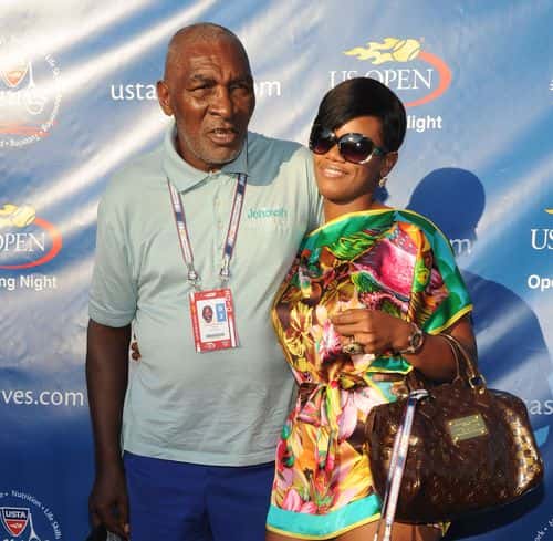 Richard Williams and Lakeisha Graham attend the 2010 US Open Opening Night Ceremony at the USTA Billie Jean King National Tennis Center on August 30, 2010 in the Queens borough of New York City.